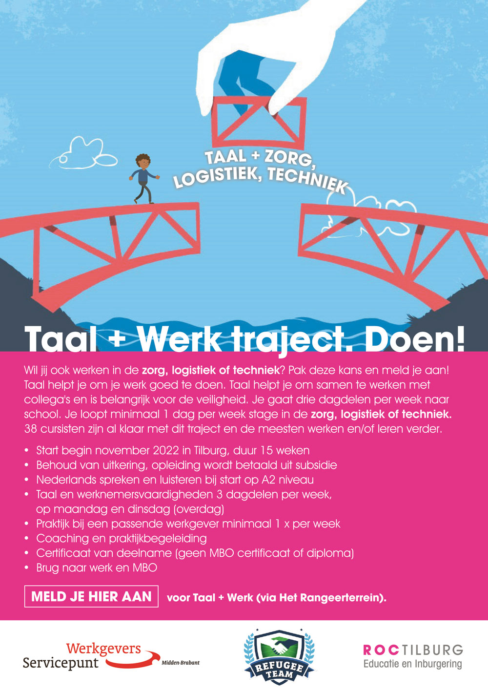 Taal + Werk traject. Doen!